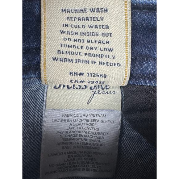 Miss Me Signature‎ Ankle Skinny Jeans Women’s 27 Blue Mid-Rise Embellished - Picture 9 of 14